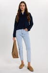 KADIN LİKRALI MOM 1001 DENIM PANTOLON