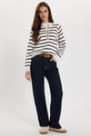 KADIN LİKRALI KEMERLİ 26171  DENIM PANTOLON