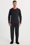 HOMEWEAR ERKEK PİJAMA TAKIMI  INTERLOK