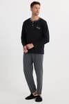 HOMEWEAR ERKEK PİJAMA TAKIMI  INTERLOK