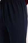 Erkek Standart Fit Rahat Kesim Uzun Kollu Pamuklu Bordo Lacivert Pijama Takımı