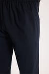 Erkek Standart Fit Rahat Kesim Uzun Kollu Pamuklu Gri Lacivert Pijama Takımı