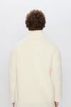 Unisex Relax Fit Rahat Kesim Kanguru Cepli Yarım Fermuarlı Dik Yaka Peluş Sweatshırt