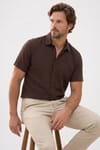 RELAX FIT SHORT SLV STRIPE LIYOS GÖMLEK
