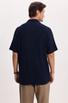 RELAX FIT KNITTED SHORT SLV MANE GÖMLEK