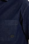 Erkek Relax Fit Rahat Kesim Pamuklu Denim 3 Cepli Lacivert Gömlek Ceket