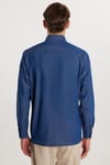 REGULAR FIT LONG SLV DENIM NOKI GÖMLEK