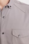 Regular Fit Rahat Kesim Çift Cepli Spor Yaka Denim Gömlek