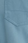 Erkek Regular Fit Rahat Kesim Çift Cepli Spor Yaka Denim Petrol Gömlek