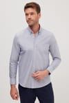 REGULAR FIT LONG SLV PREMIUM OXFORD  GÖMLEK