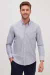 REGULAR FIT LONG SLV PREMIUM OXFORD  GÖMLEK