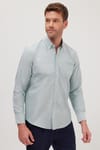 REGULAR FIT LONG SLV PREMIUM OXFORD  GÖMLEK