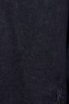 Erkek Regular Fit Rahat Kesim Kadife Yaka Fermuarlı Denim Lacivert Ceket Gömlek