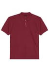 Erkek 5'li Paket Gri-Kahverengi-Kırmızı-Siyah-Taş Regular Fit Pamuklu Düz Pike Polo Yaka Tişört