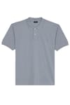 Erkek 5'li Paket Gri-Kahverengi-Kırmızı-Siyah-Taş Regular Fit Pamuklu Düz Pike Polo Yaka Tişört