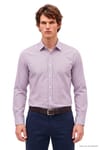 REGULAR FIT LONG SLV STRIPE STN GÖMLEK