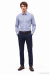 REGULAR FIT LONG SLV STRIPE STN GÖMLEK