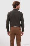 REGULAR FIT LONG SLV STRIPE STN GÖMLEK