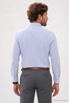 REGULAR FIT LONG SLV STRIPE STN GÖMLEK
