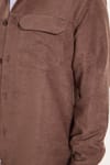 REGULAR FIT LONG SLV SUEDE PLAIN UNTE GÖMLEK CEKET