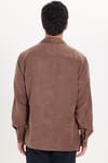 REGULAR FIT LONG SLV SUEDE PLAIN UNTE GÖMLEK CEKET