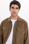 REGULAR FIT LONG SLV SUEDE PLAIN UNTE GÖMLEK CEKET