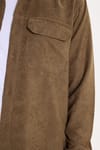 REGULAR FIT LONG SLV SUEDE PLAIN UNTE GÖMLEK CEKET
