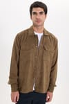 REGULAR FIT LONG SLV SUEDE PLAIN UNTE GÖMLEK CEKET