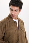 REGULAR FIT LONG SLV SUEDE PLAIN UNTE GÖMLEK CEKET