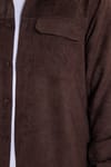 REGULAR FIT LONG SLV SUEDE PLAIN UNTE GÖMLEK CEKET