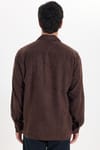 REGULAR FIT LONG SLV SUEDE PLAIN UNTE GÖMLEK CEKET