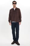 REGULAR FIT LONG SLV SUEDE PLAIN UNTE GÖMLEK CEKET