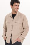 REGULAR FIT LONG SLV SUEDE PLAIN UNTE GÖMLEK CEKET