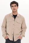 REGULAR FIT LONG SLV SUEDE PLAIN UNTE GÖMLEK CEKET
