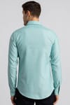 Slim Fit Dar Kesim Desenli Erkek Gömlek