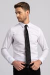 Slim Fit Dar Kesim Küçük Yaka Düz Erkek Gömlek