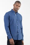 SLIM FIT LONG SLV CHECK AZTEC  GÃ–MLEK SLIM FIT CHECKED