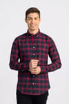 SLIM FIT LONG SLV CHECK AZTEC  GÖMLEK SLIM FIT CHECKED