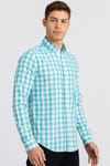 SLIM FIT LONG SLV CHECK AZTEC  GÖMLEK SLIM FIT CHECKED