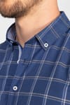 SLIM FIT LONG SLV CHECK AZTEC  GÖMLEK SLIM FIT CHECKED
