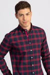 SLIM FIT LONG SLV CHECK AZTEC  GÖMLEK SLIM FIT CHECKED
