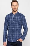SLIM FIT LONG SLV CHECK AZTEC  GÖMLEK SLIM FIT CHECKED