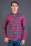 SLIM FIT LONG SLV CHECK AZTEC SLIM FIT CHECKED