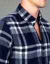 SLIM FIT LONG SLV CHECK WINTER TONE  GÖMLEK SLIM FIT WINTER SEASON