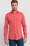 SLIM FIT LONG SLV GUILANO   GÖMLEK KNITTED SHIRTS