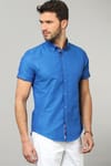 SLIM FIT SHORT SLV SAMRA 91/1   GÖMLEK SLIM FIT SUMMER SEASON