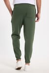 Unisex Relax Fit Rahat Kesim Şardonlu 3 Cepli Lastikli Jogger Paça Yeşil Eşofman Altı