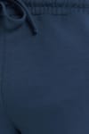 Erkek Slim Fit Dar Kesim Beli Bağcıklı 3 Cepli Geniş Paça Koyu Petrol Eşofman Altı