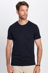 Unisex 5'li Paket Siyah-Beyaz-Haki-Bordo-Vizon Slim Fit Dar Kesim %100 Pamuk Bisiklet Yaka Tişört