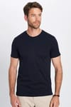 Unisex 10'lu Pkt Siyah-Beyaz-Vizon-Yeşil-Lacivert-Mavi-Bordo Slim Fit %100 Pamuk Bisiklet Yaka Tişört